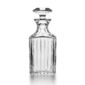 Baccarat Harmonie Whiskey Decanter handcrafted in clear French crystal with signature fluting, a square silhouette, and a precision-cut stopper | Kneen & Co