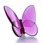 Baccarat Lucky Butterfly Blue handcrafted in peony French crystal, featuring delicately sculpted wings designed by Evelyne Julienne | Kneen & Co