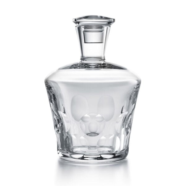 BACCARAT-2104821-White-Background-1200x1200-100KB Baccarat Béluga Whiskey Decanter in clear handcrafted crystal with the collection's signature sculpted base designed by Savinel & Rozé | Kneen & Co