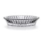Baccarat Mille Nuits Bottle Coaster handcrafted in clear French crystal with a delicately crimped edge and concentric circular cuts designed to hold wine and champagne bottles | Kneen & Co