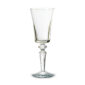 Baccarat Mille Nuits Tall Glass XL handcrafted in clear French crystal with delicate vertical cuts, a signature diamond-cut stem detail, and an elegant water glass silhouette | Kneen & Co