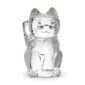 Shop the Baccarat Cat Maneki Neko Figurine Small at Kneen & Co. Handcrafted French crystal Lucky Cat with gold accents, symbolizing prosperity and good fortune | Kneen & Co