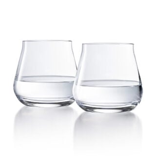 Château Baccarat Tumbler handcrafted from clear Baccarat crystal with a rounded silhouette and gently tapered rim | Kneen & Co