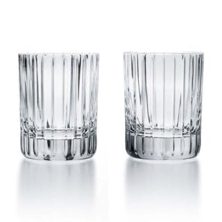 Shop the Baccarat Harmonie Tumblers M, Set of 2 at Kneen & Co. Crystal spirit glasses with signature vertical fluting for whisky and cocktails | Kneen & Co