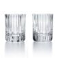Shop the Baccarat Harmonie Tumblers M, Set of 2 at Kneen & Co. Crystal spirit glasses with signature vertical fluting for whisky and cocktails | Kneen & Co