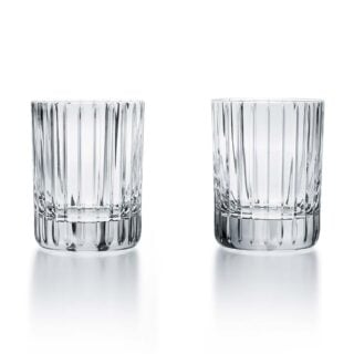 Shop the Baccarat Harmonie Tumblers S, Set of 2 at Kneen & Co. Compact crystal spirit glasses with signature vertical fluting.