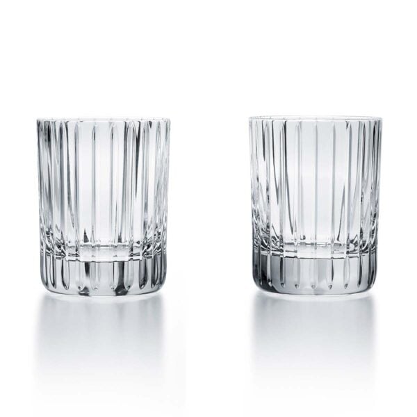 BACCARAT-2811299-White-Background-1200x1200-100KB Shop the Baccarat Harmonie Tumblers S, Set of 2 at Kneen & Co. Compact crystal spirit glasses with signature vertical fluting.