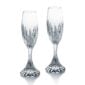 Shop Baccarat Masséna Flutes, Set of 2 at Kneen & Co. Crystal champagne flutes with signature deep bevel cuts by Georges Chevalier | Kneen & Co