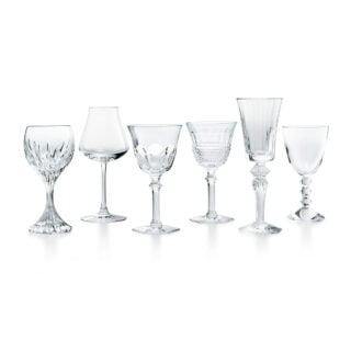 Baccarat Wine Therapy Glasses, set of 6, featuring crystal wine glasses from the Harcourt Eve, Diamant Eve, Château Baccarat, Masséna, Vega, and Mille Nuits collections | Kneen & Co