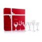 Baccarat Wine Therapy Glasses, set of 6 with signature red gift box featuring crystal wine glasses from the Harcourt Eve, Diamant Eve, Château Baccarat, Masséna, Vega, and Mille Nuits collections | Kneen & Co