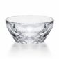Baccarat Swing Bowl Medium featuring a faceted crystal design with geometric cuts that reflect light beautifully | Kneen & Co