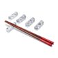 Baccarat Swing crystal chopstick holders, set of five, inspired by the twisted branches of Baccarat's Zenith chandelier | Kneen & Co