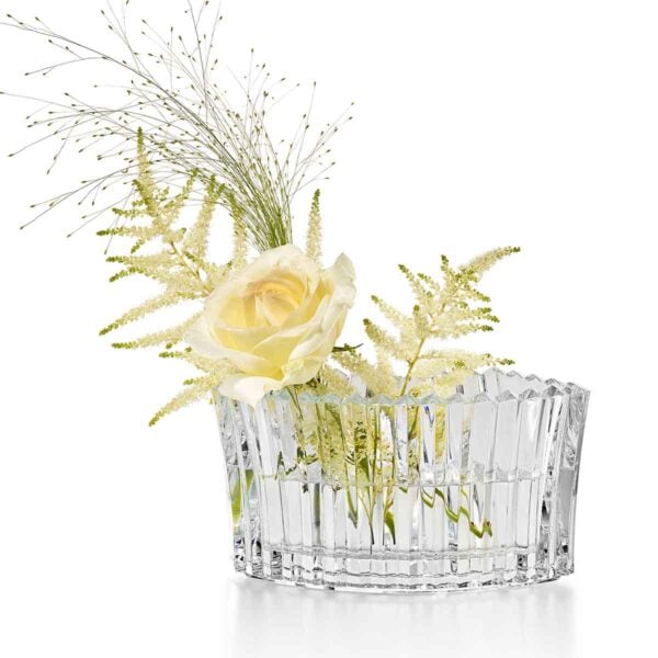 Baccarat Mille Nuits Infinite #2 crystal vase featuring a faceted modular design for creating sculptural floral arrangements | Kneen & Co