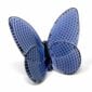 Baccarat Lucky Butterfly Midnight Blue crystal figurine with diamond-cut wings that create brilliant reflections of light | Kneen & Co