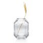 Baccarat Octogone Bud Vase featuring an octagonal crystal silhouette with faceted surfaces that brilliantly reflect light | Kneen & Co