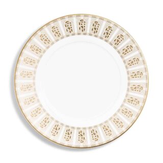 Baccarat Arcadia Gold & Platinum Dessert Plates, Set of 2 | Kneen & Co