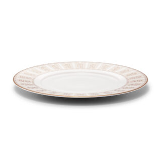 Baccarat Arcadia Gold & Platinum Dessert Plates, Set of 2 | Kneen & Co