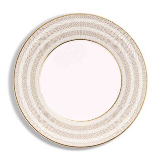 Baccarat Arcadia Gold & Platinum Dinner Plates, Set of 2 | Kneen & Co