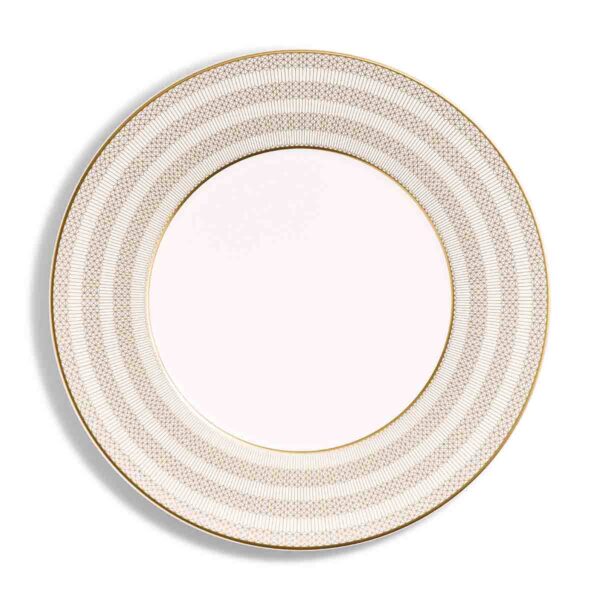 Baccarat Arcadia Gold & Platinum Dinner Plates, Set of 2 | Kneen & Co