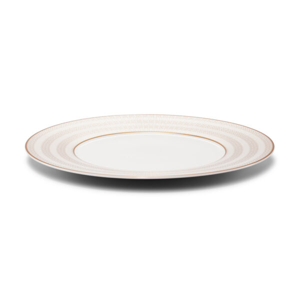Baccarat Arcadia Gold & Platinum Dinner Plates, Set of 2 | Kneen & Co