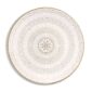 Baccarat Arcadia Gold & Platinum Charger Plate in white porcelain with an architectural geometric pattern and radiant gold and platinum detailing | Kneen & Co