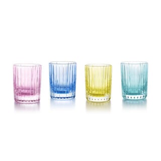 Baccarat Harmonie Double Old Fashion Tumbler no. 2 Pastel - Set of 4