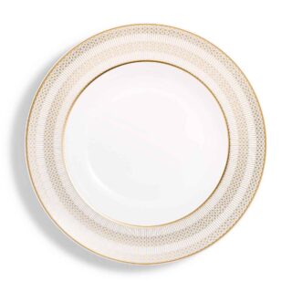 Baccarat Arcadia Soup Plate Set of 2, Gold