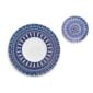Baccarat Arcadia Blue Dinnerware plates stacked | Kneen & Co