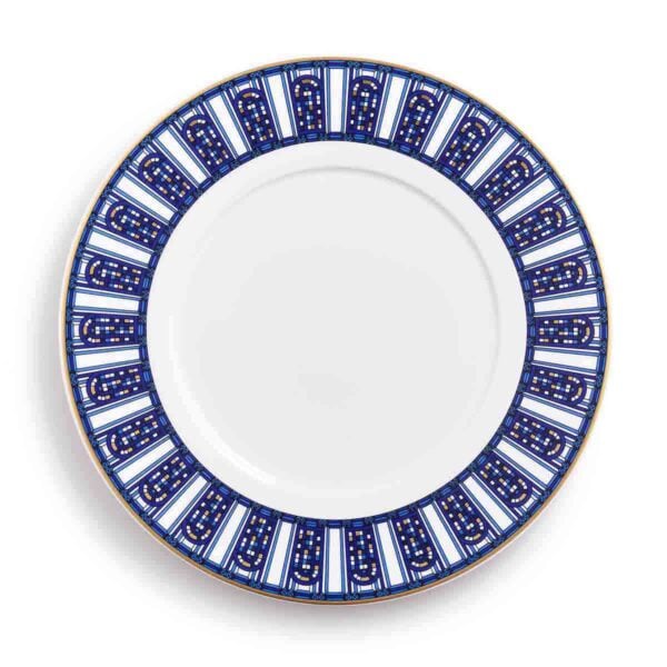 Arcadia Blue Dessert Plate | Kneen & Co
