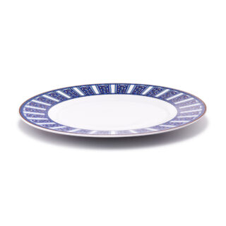 Arcadia Blue Dessert Plate | Kneen & Co