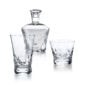 Baccarat Béluga Barware collection featuring handcrafted French crystal tumblers with the collection's signature sculpted faceted base | Kneen & Co