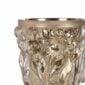 Close-up studio shot featuring the Lalique Bacchantes Grand Vase in gold-lustre crystal | Kneen & Co