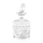 Lalique Owl Decanter handcrafted in clear crystal with sculptural owl stopper | Kneen & Co