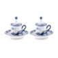 Ginori 1735 Oriente Italiano Indaco Coffee Cup - Set of 2 | Kneen & Co