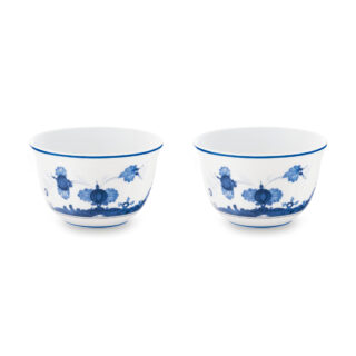 Ginori 1735 Oriente Italiano Indaco Rice Bowl - Set of 2 | Kneen & Co