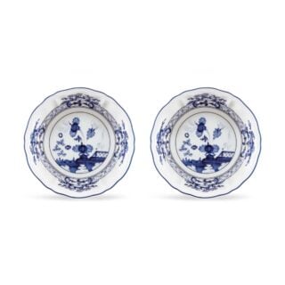 Ginori 1735 Oriente Italiano Indaco Bowl - Set of 2 | Kneen & Co