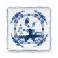 Ginori 1735 Oriente Italiano Indaco Square Plate | Kneen & Co