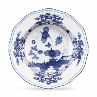 Ginori 1735 Oriente Italiano Indaco Soup Plate