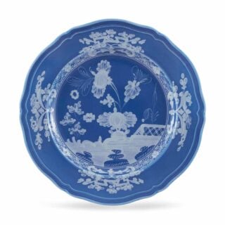 Ginori 1735 Oriente Italiano Indaco Dessert Plate | Kneen & Co