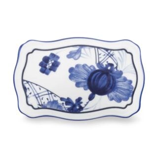 Ginori 1735 Oriente Italiano Indaco Rectangular Trinket Box