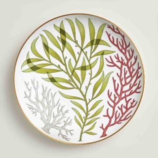 Hermès Natures Marines Large Deep Round Platter | Kneen & Co