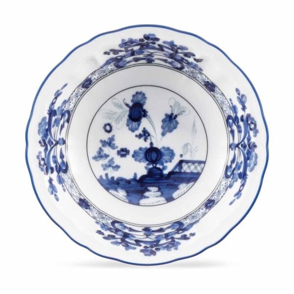 Ginori 1735 Oriente Italiano Indaco Fruit Bowl | Kneen & Co