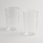 R+D.Lab Commune Highball clear borosilicate glasses, set of 2 | Kneen & Co