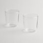 R+D.Lab Commune Tumbler in clear borosilicate glass, set of 2 | Kneen & Co