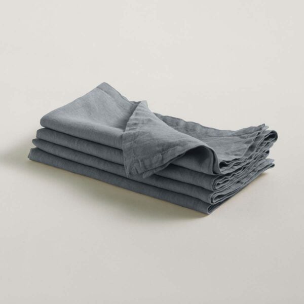 R+D.Lab Tela Ash Gray Napkin | Kneen & Co