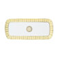 Bernardaud Constance Jaune Rectangular Cake Platter | Kneen & Co