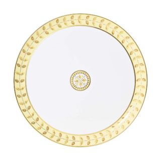 Bernardaud Constance Jaune Round Tart Platter | Kneen & Co