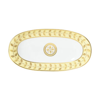 Bernardaud Constance Jaune Relish Dish | Kneen & Co