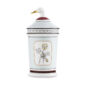 Ginori 1735 Fortunae Porcelain Jar with Goose Lid, celadon apothecary jar with four-leaf clover and sculpted goose with gilded beak | Kneen & Co