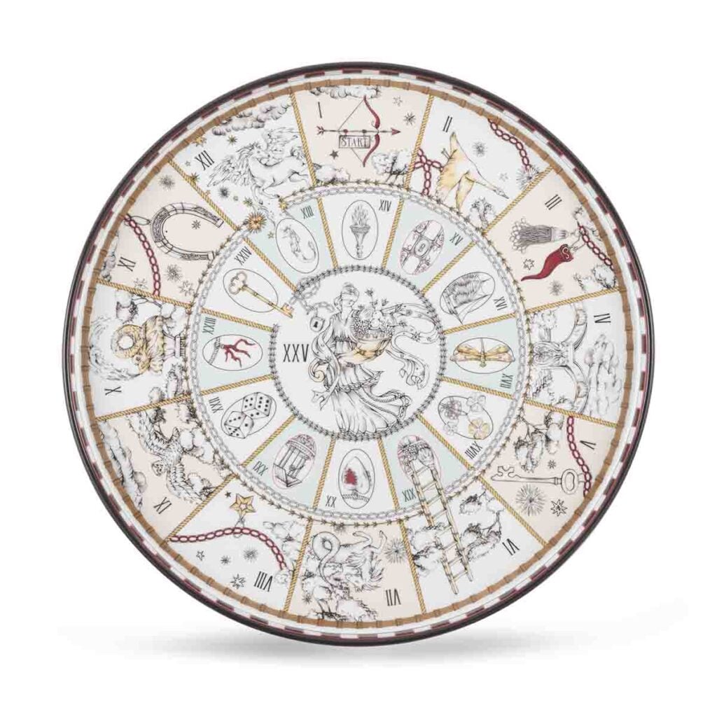 Ginori 1735 Fortunae Porcelain Round Tray
